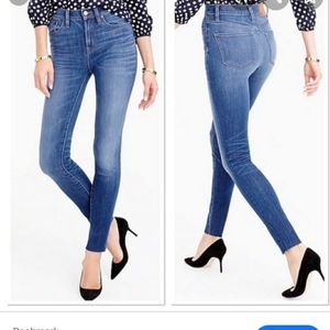 J. Crew high rise skinny jeans